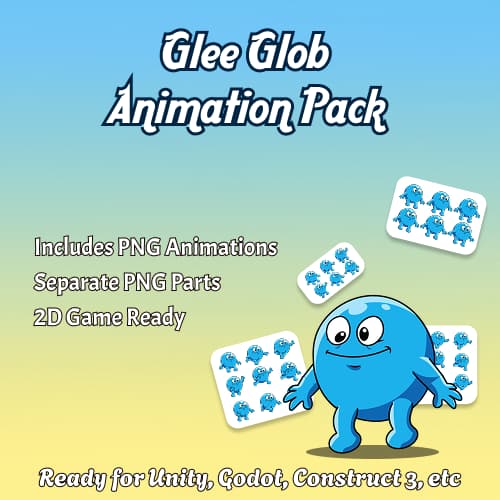 Glee Glob Animation Pack: 11 Ready-to-Use 2D Animations