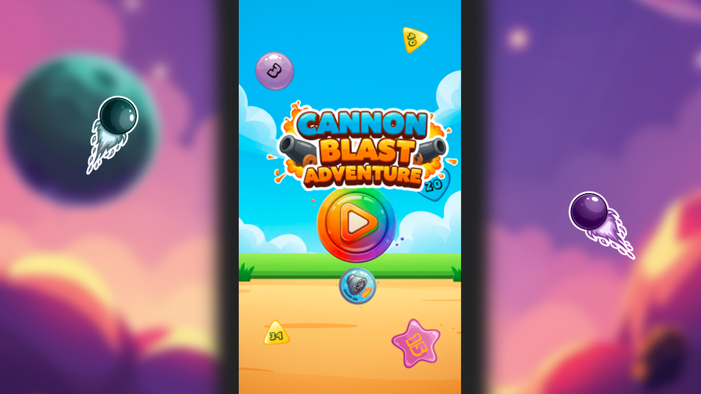 Cannon Blast Adventure - Construct 3 Game (HTML5, AdMob, C3P)