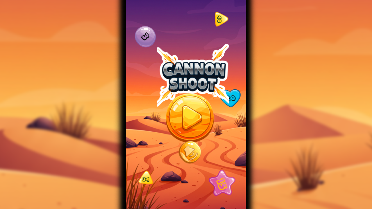Cannon Shoot - Construct 3 Game (HTML5, AdMob, C3P)