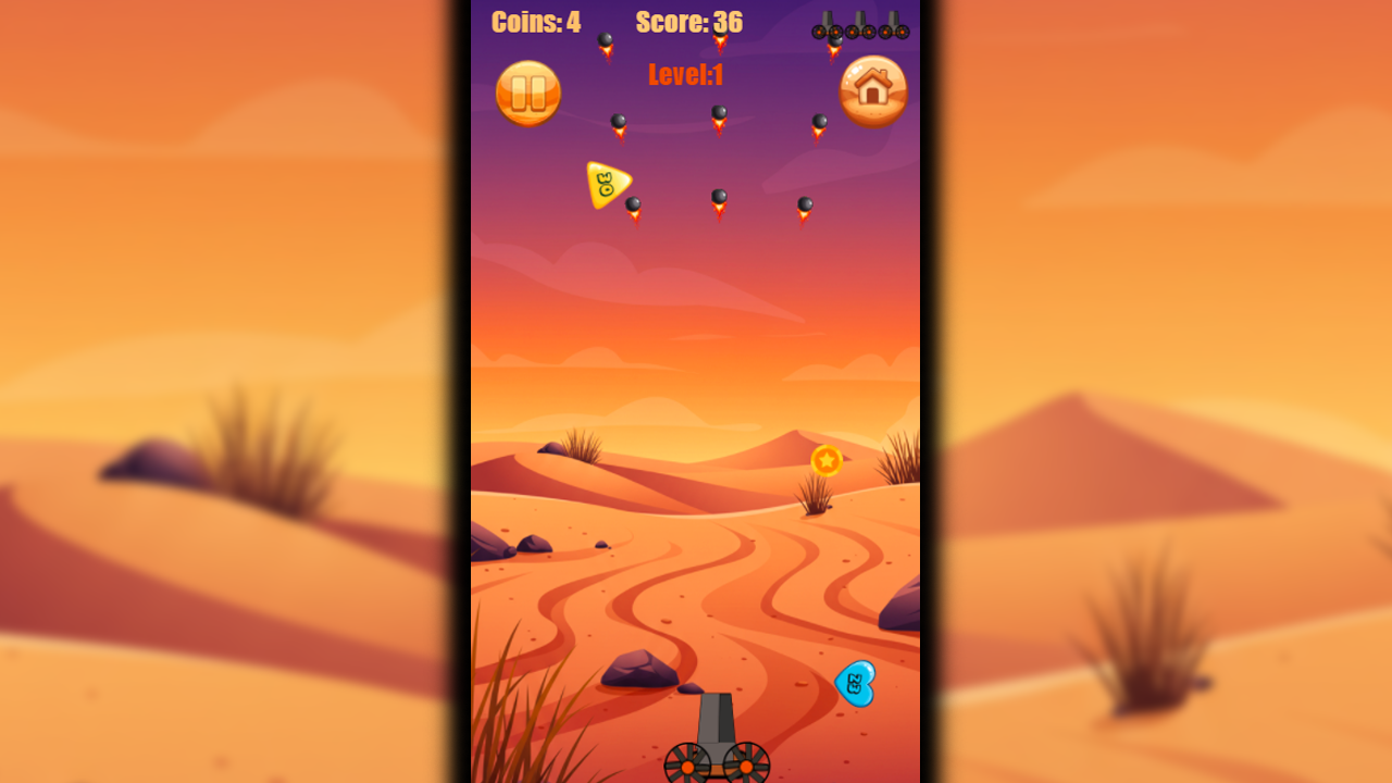 Cannon Shoot - Construct 3 Game (HTML5, AdMob, C3P)