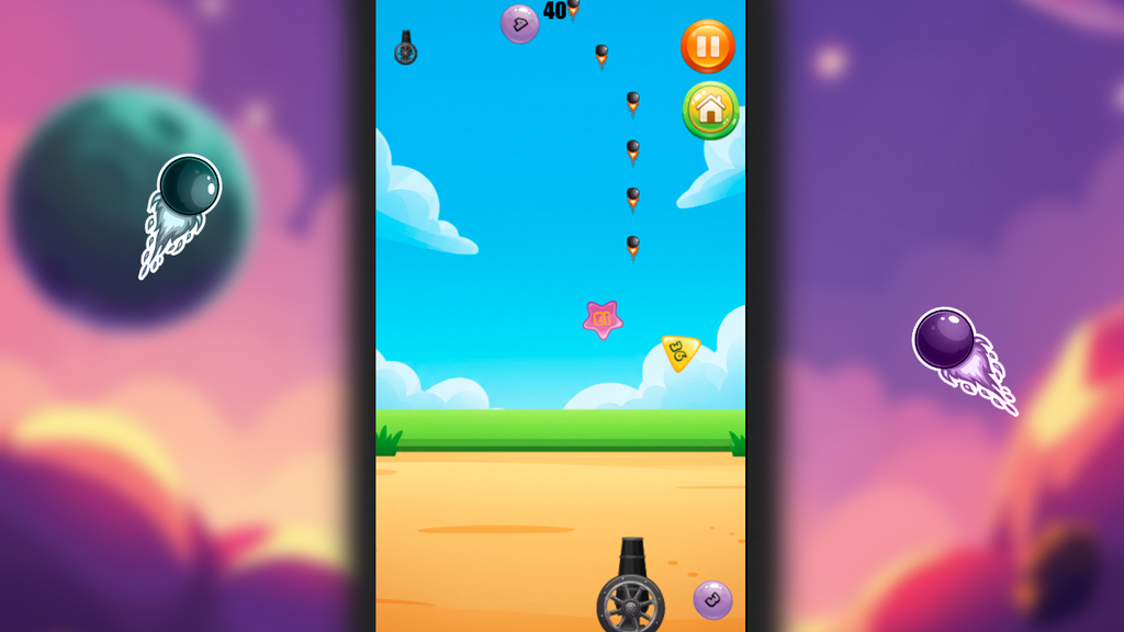 Cannon Blast Adventure - Construct 3 Game (HTML5, AdMob, C3P)