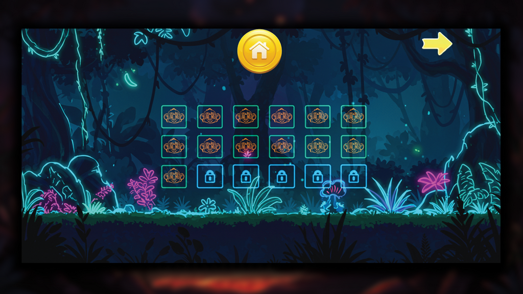 Neon Monkey Rush - Construct 3 Game (HTML5, AdMob, C3P)