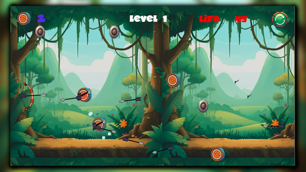 Bow and Target Construct 3 Game (HTML5, AdMob, C3P)
