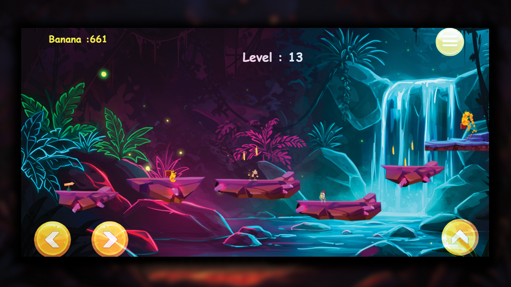 Neon Monkey Rush - Construct 3 Game (HTML5, AdMob, C3P)