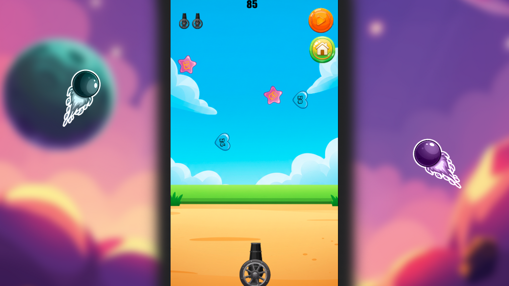 Cannon Blast Adventure - Construct 3 Game (HTML5, AdMob, C3P)