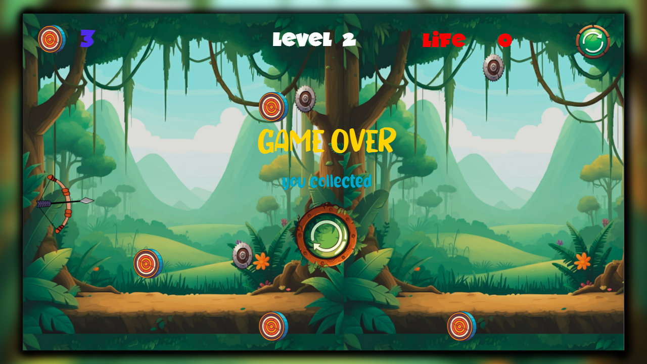 Bow and Target Construct 3 Game (HTML5, AdMob, C3P)