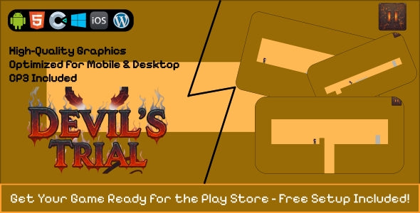 Devils Trial - Construct 3 Game (HTML5, AdMob, C3P)
